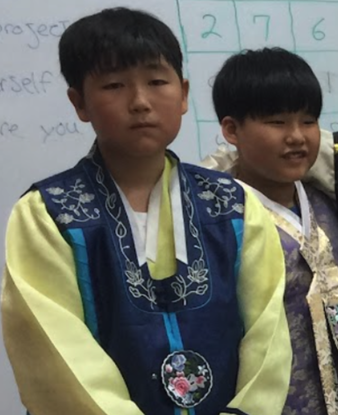 (Ian Park, grade 11, and Seungmo Kang, grade 11, back in 5th grade)